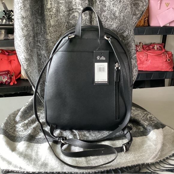 Karl Lagerfeld NWT Adele Patch backpack with a removable Karl keychain